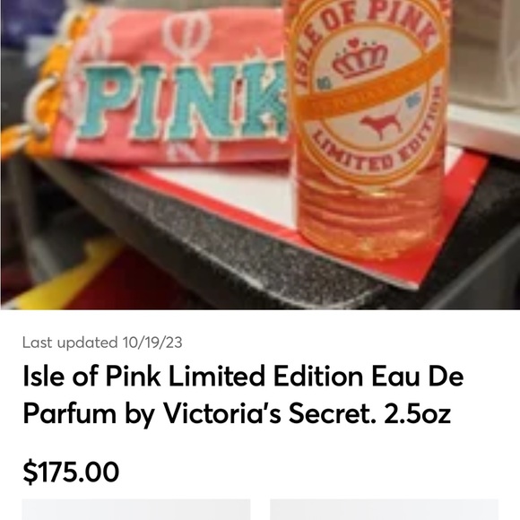 Extremely Rare 2008 authentic ISLE OF PINK 1.7oz EAU de parfume - Picture 4 of 4